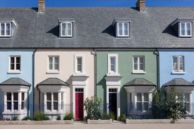 Chartered building surveyor inspecting a property